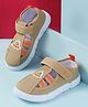 Cute Walk by Babyhug Velcro Closure Sandals with UFO Applique - Tan