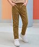 Pine Kids Denim Woven Full Length Solid Color Jeans - Brown