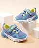 Cute Walk by Babyhug Velcro Closure Solid Sneakers - Blue