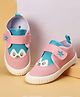 Cute Walk by Babyhug Velcro Closure Casual Shoes with Animal Print - Pink