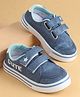 Cute Walk by Babyhug Velcro Closure Casual Shoes with Cute Embroidery - Blue