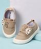 Cute Walk by Babyhug Velcro Closure Casual Shoes with Bunny Applique - Brown