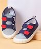 Cute Walk by Babyhug Velcro Closure Solid Casual Shoes - Navy Blue