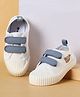 Cute Walk by Babyhug Velcro Closure Casual Shoes with Teddy Applique - Blue