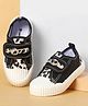 Cute Walk by Babyhug Velcro Closure Printed Casual Shoes - Black