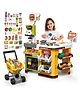 Lumo Brilliant Toys Kids Supermarket Cash Register Toy Set with Shopping Cart & 65 Accessories, Pretend Play Grocery Store Set, Learning & Educational Toy for Kids Age 3+ Years Multicolor