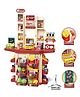Lumo Brillant Toys 71-Pcs Kids Supermarket Play Set | Pretend Grocery Store with Cash Register, Fruits, Ice Cream, Food & Scanner | Role Play Toy for Boys & Girls - Color May Vary