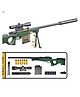 Lumo Brilliant Toys AWM Soft Air Toy Sniper Rifle - Bolt Action Toy Gun with Shell Ejection, Scope, Bipod, and 20 Soft Foam, Fun Entertainment Kids Toys - Multicolor