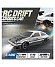 Lumo Brilliant Toys RC Drift Car 1:16 Scale for Kids with Smoke Effect, Remote Control Car, Rechargeable Battery, High Speed Racing Toy Car with Extra Wheels, Drift Stunt Car Age 6+ Multicolor