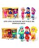 Lumo Brilliant Toys Cute Mini Doll Set for Kids, 3 Pcs Colorful Girls Dolls Toy, Adorable Cute Doll, Age 3+ (Model & Color May Vary)