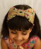 CHOKO Lace Embellished Geometric Embroidered Hair Band - Multi Colour & Golden