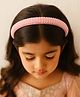 CHOKO Beads Embellished Hair Band - Pink