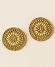 CHOKO Pearls & Stones Embellished Alligator Hair Clips - White & Golden