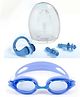 Azhari Set of 3 Swimming Goggles Set includes Goggles,  Nose Clip, and Pair of earplugs.