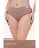 Zelena 95% Cotton 5% Elastane Knit Full Hip Coverage Solid Maternity Panty - Skin