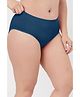 Zelena 95% Cotton 5% Elastane Knit Solid Maternity Hipster Panty - Air Force