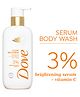Dove 3% Brightening Serum & Vitamin C Glow Recharge Serum Body Wash - 300 ml