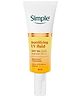 Simple Mattifying UV Fluid SPF 50 PA++++ with Niacinamide| Sunscreen for oily & sensitive skin, 40ml
