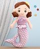 FUNZOO 35 cm Mermaid Candy Doll Soft Plush Stuffed Toy - Purple