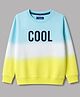 Pine Kids 100% Cotton Knit Full Sleeves Cool Printed Sweatshirt - Light Blue