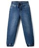 Pine Kids Denim Woven Washed Full Length Jeans - Blue