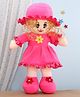 FUNZOO 42 cm Charming Doll  Soft Plush Stuffed Toy - Dark Pink