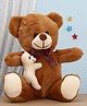FUNZOO 30 cm Cuddling Mom Teddy Bear Soft Plush Stuffed Toy - Brown