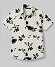 Pine Kids Cotton Woven Printed Shirts Half Sleeves - Off White