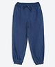 Charkhee Cotton Denim Mild Washed Trousers - Blue