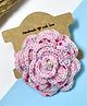 Little Peas Pearl Embellished Crochet Floral Applique Detailed Headband - Pink