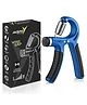 JASPO Adjustable Hand Grip Strengthener for Men & Women Hand Gripper for Gym Workout, Forearm & Finger Exercise Power Grip Trainer 5 to 60 kg Resistance.