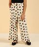 Bugandbees Corduroy Woven Hearts Printed Pants - Multi Colour