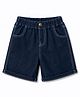 Mark & Mia Knee Length Washed Shorts - Navy Blue