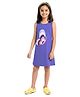 Plan B Cotton Knit Sleeveless Butterfly Printed Dress - Purple