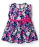 Dew Drops Cotton Woven One Piece Dresses/Frocks Sleeveless Floral 18 Multi Color 3-6 Months