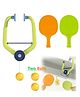 ADKD Hanging Table Tennis Trainer Ping Pong Ball Self Training and Workout Indoor Gaming Set with 2 Rackets & 2 Balls- Multicolor