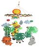 LillPumpkins Personalized Felt jungle safari Theme Baby Cot Mobile Hanger for baby crib - Multi