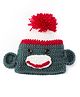 Knits & Knots Button Applique Cap - Grey