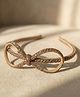 FunKrafts Bow Applique Detailed Stones Embellished Hair Band - Bronze