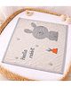The little lookers Cotton Woven Animal Pattern Bath Towel - Beige