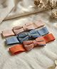 Funkrafts Set Of 3 Striped Bow Applique Detailed Headbands - Multi Colour