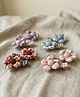 Funkrafts Set Of 4 Floral Applique Detailed Alligator Hair Clips - Multi Colour