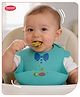 Aditi Toys Tidy Tuck Silicone Bib with Food Catcher Pocket, Adjustable Waterproof Feeding Bib for Babies & Toddlers, BPA-Free Soft Washable Bib for Mess-Free Eating (Green)