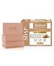 Multani Naturals Sandalwood Soap | Hydration & Glow | Rejuvenates Skin | Paraben Free - (Pack of 3) - 125g Each
