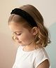 Ribbon candy Solid Braid Detailed Hair Band - Black