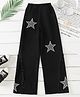Mark & Mia Cotton Washed Jeans With Star Embroidery - Black