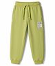 Pine Kids Cotton Knit Full Length Solid Lounge Pant - Olive Green