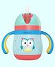 Rabitat Gravity EasyFlow Sipper  Sky Hoot Print - 360 ml