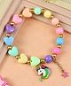 Asthetika Beads Detailed Unicorn Charms Embellished Bracelet - Multi Colour