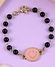 Asthetika Beads Embellished  Detailed Smiley Charm Detailed Nazariya Bracelet - Pink